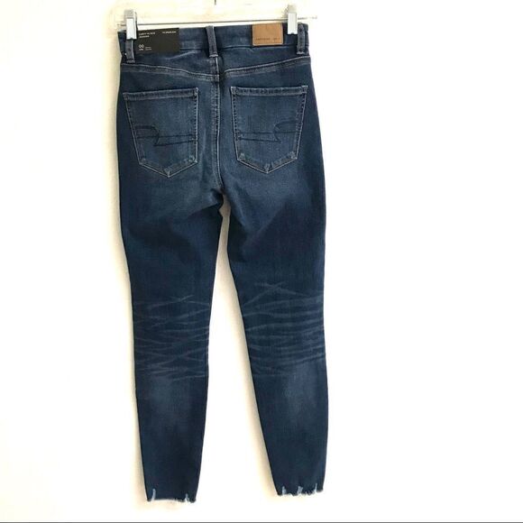 American Eagle Outfitters Curvy high-rise jegging dream denim jeans 24 - Picture 2 of 9